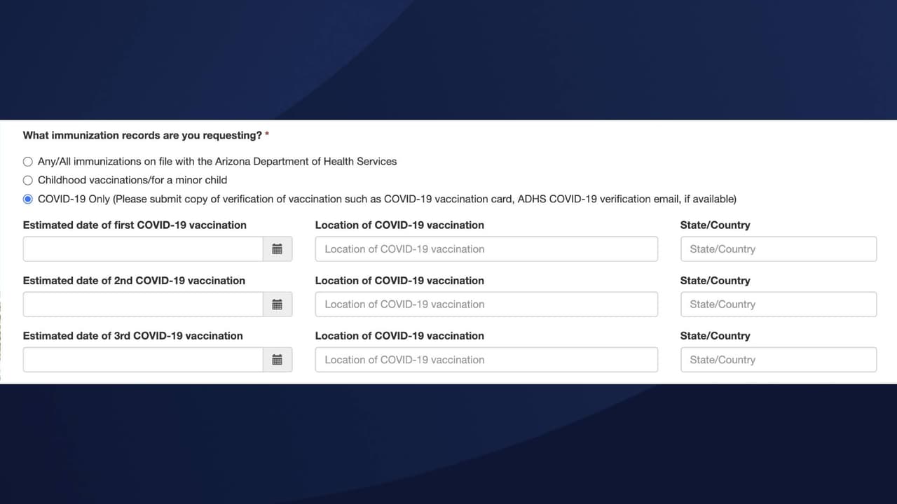 Ojo, tendrá que recordar aproximadamente cuándo se aplicó las vacunas.