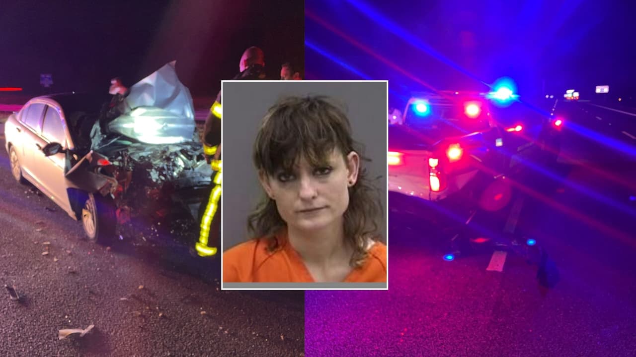 Arrestan a mujer de Florida por presuntamente manejar bajo la influencia tras chocar con una patrulla