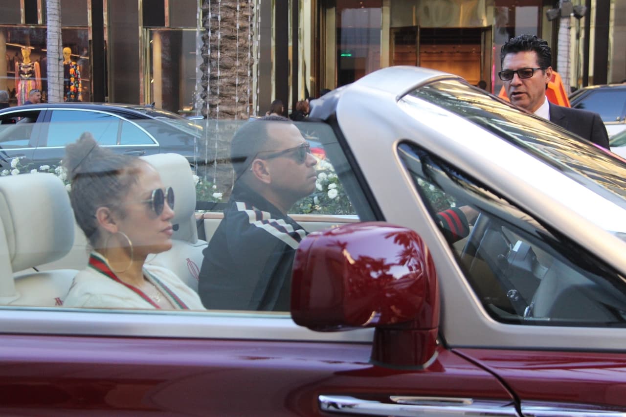 La tarde del 27 de diciembre Alex Rodríguez y Jennifer Lopez fueron vistos en Beverly Hills.