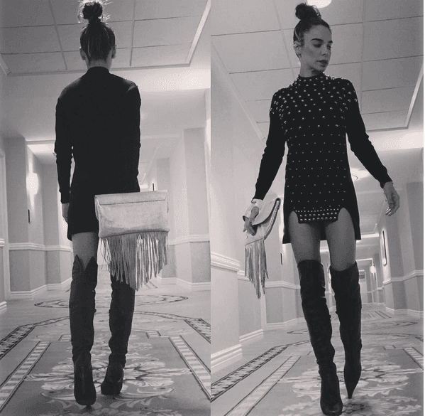 Sí que tiene idea de cómo verse bien en una alfombra roja.