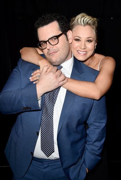 Kaley ya se hizo buena amiga del comediante Josh Gad (a quien recordamos por su voz en 'Frozen').