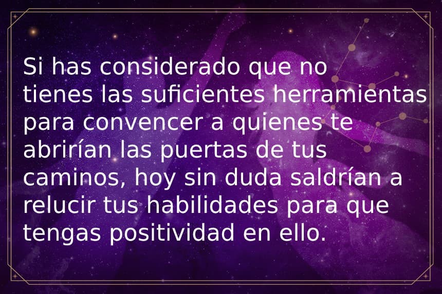 Sagitario 5 de noviembre 2020