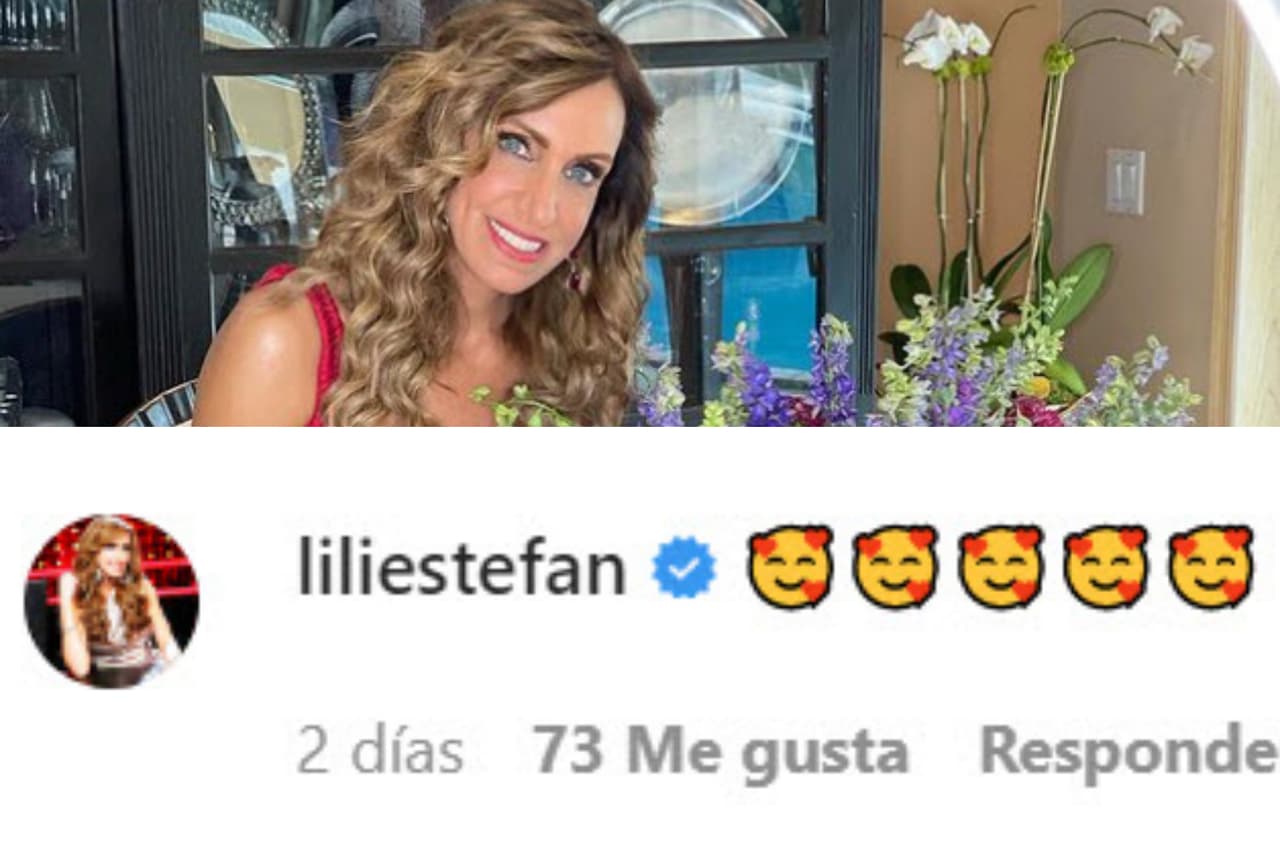Lili Estefan no resistió al ver la imagen y le dejó este mensaje a la pareja.
<br>