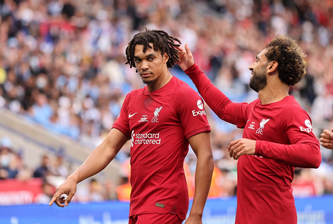 Liverpool venció al Manchester City con goles de Trent Alexander Arnold, Mohamed Salah y Darwin Núñez; por los Citizens descontó la 'Araña' Araujo.