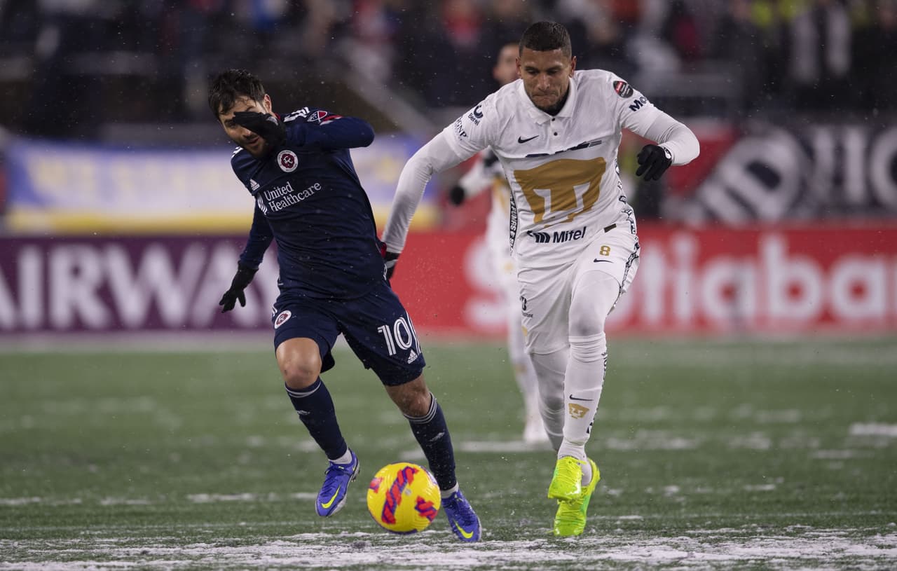 New England Revolution fue muy superior a los Pumas y se impuso gracias a un doblete de Adam Buksa y otro tanto de Sebastian Lletget.