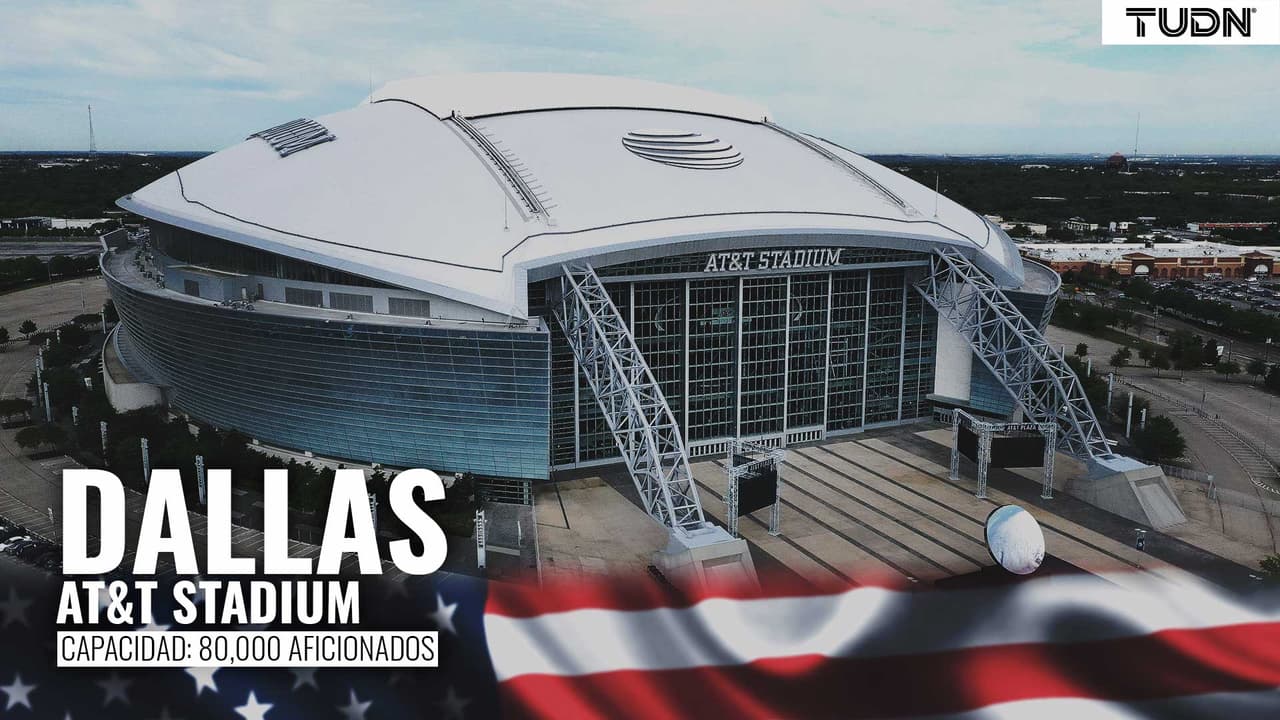Casa de Dallas Cowboys de NFL, fue inaugurado en el 2009, cuenta con un techo retráctil y costó 1.3 billones de dólares. Ha albergado juegos de la Copa Oro de la Concacaf y amistosos de México.