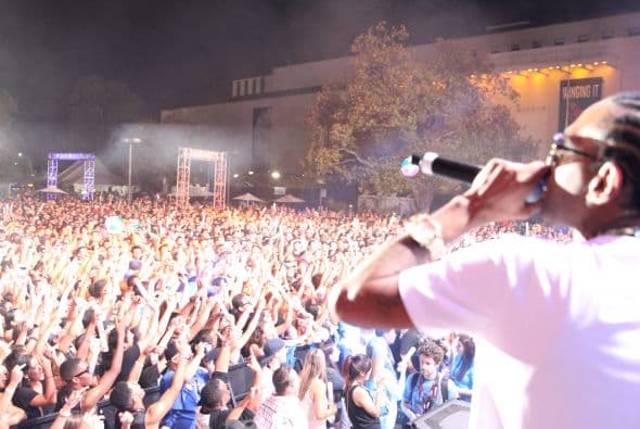 Ludacris rocked the main stage at the Uforia Music Festival, bringing his dirty south style to the west coast!