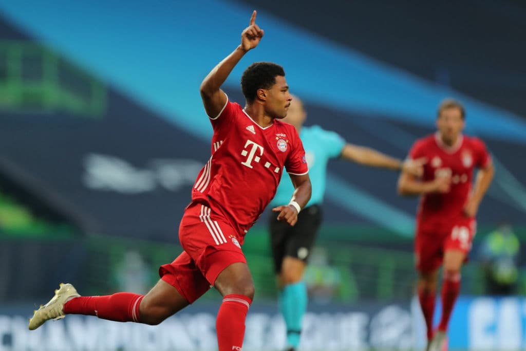 Serge Gnabry ha tenido una temporada impecable en Champions League.