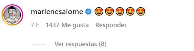 Marlene Rodríguez, la orgullosa abuela de Apolo, reaccionó con estos emoticonos ante la llegada del nuevo nieto. 
<br>