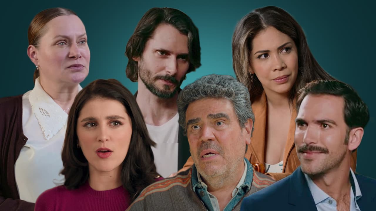 Ellos son los personajes de El Extraño Retorno de Diana Salazar, la serie con Angelique Boyer y Sebastián Rulli