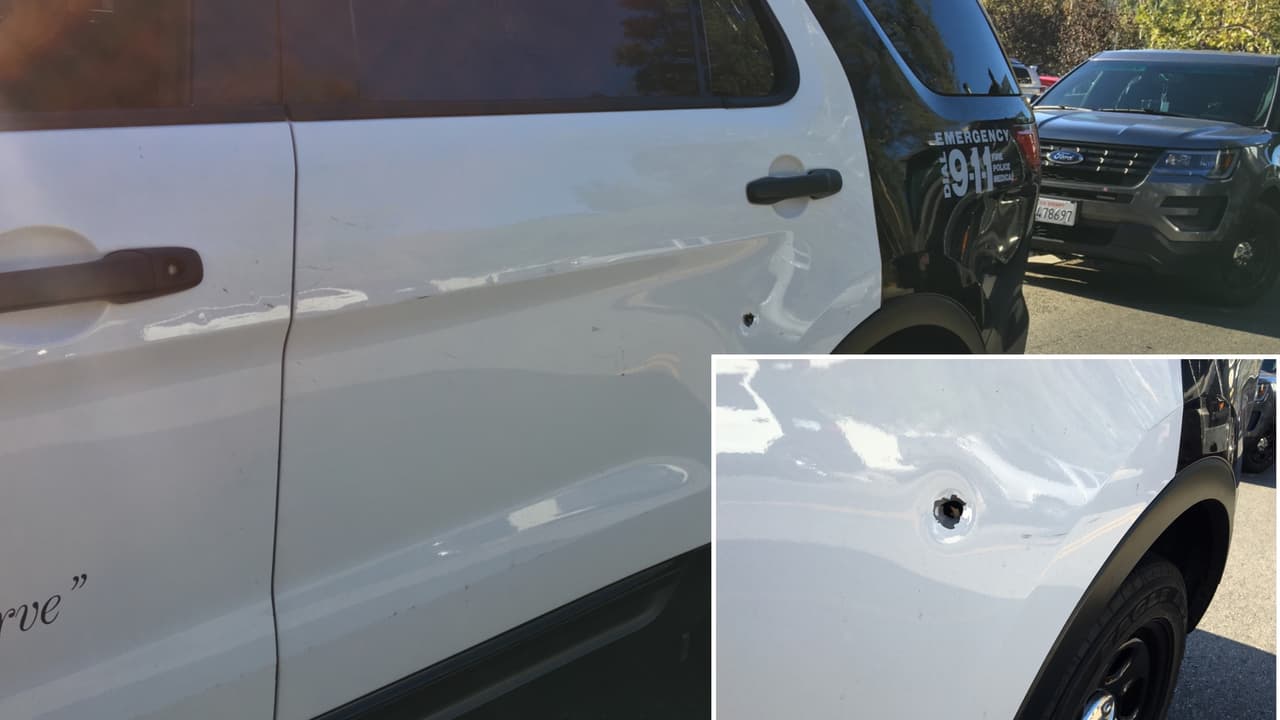 Disparan contra patrulla de la policía en Eagle Rock