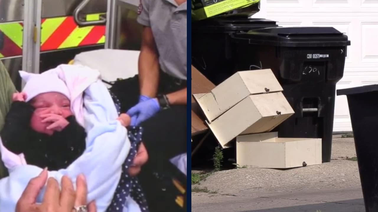 “Escuché a un bebé llorando”, mujer encuentra a un recién nacido en un callejón de Chicago