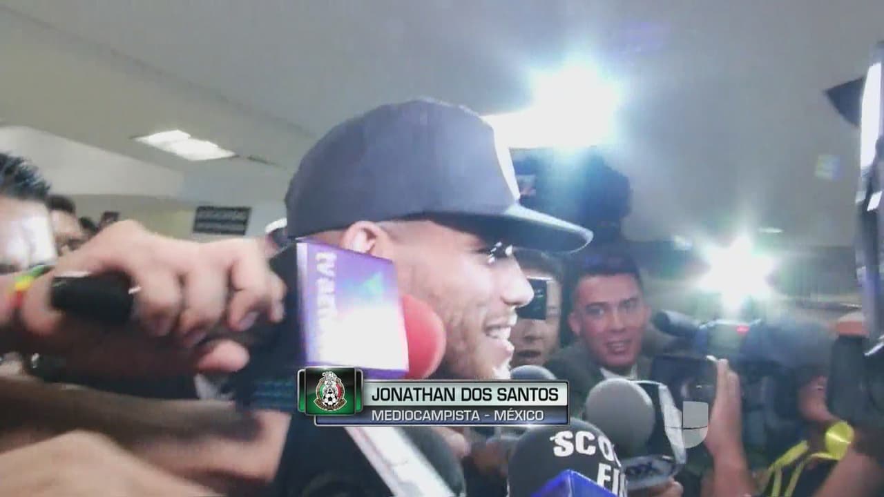 Jonathan dos Santos se dice feliz de volver al Tri y de jugar de nuevo con su hermano