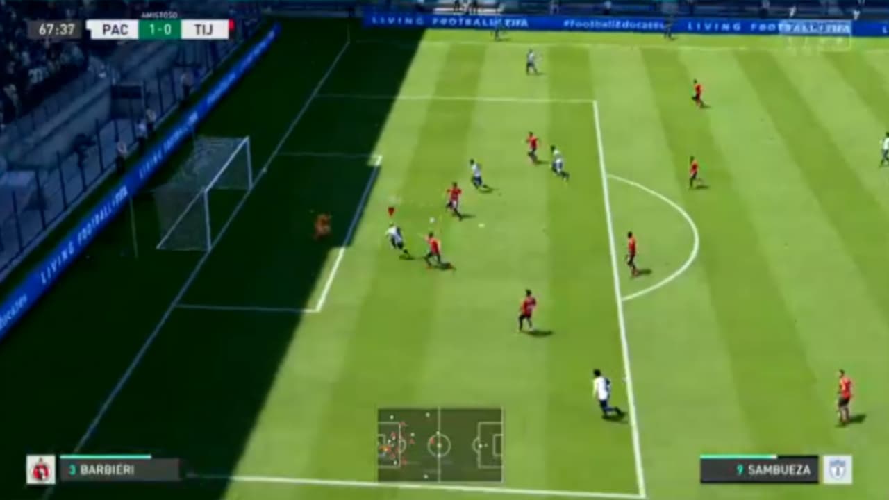 En el futbol virtual, Romario Ibarra, representante de Pachuca, goleó 3-0 a Leandro González y los Xolos de Tijuana.