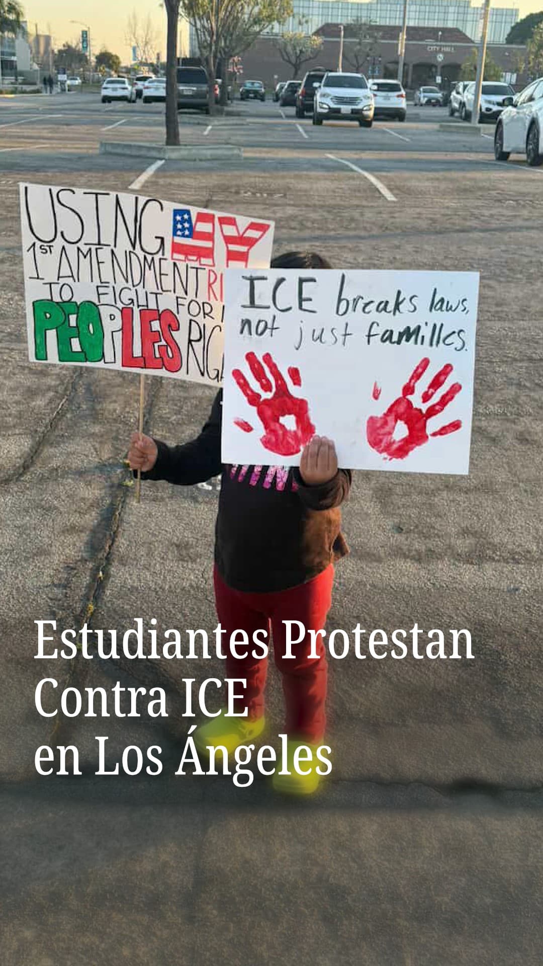 Estudiantes protestan contra ICE en Los Ángeles: condenan tiroteos en operativos migratorios