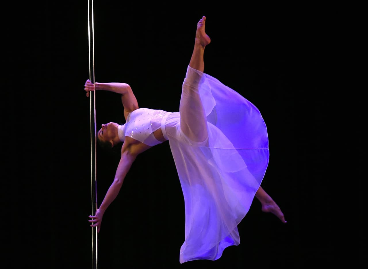 Candice Jabur en la competencia de Nueva York del 31 de marzo de 2017.