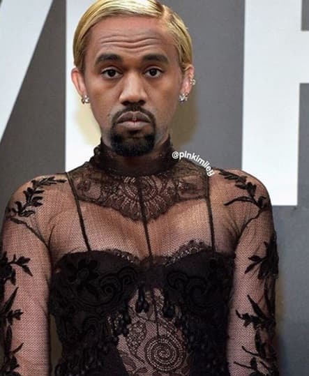 Y claro, ¿cómo se vería Kanye en la piel de Miley? Así mismo, este es otro de los divertidos memes de la cantante.