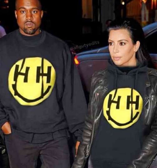 Así lucirían Kanye y Kim según Miley...