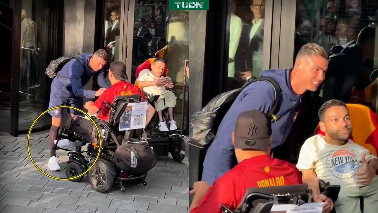 ¡No te lo creo! Fan atropella a Cristiano Ronaldo y casi lo lesiona