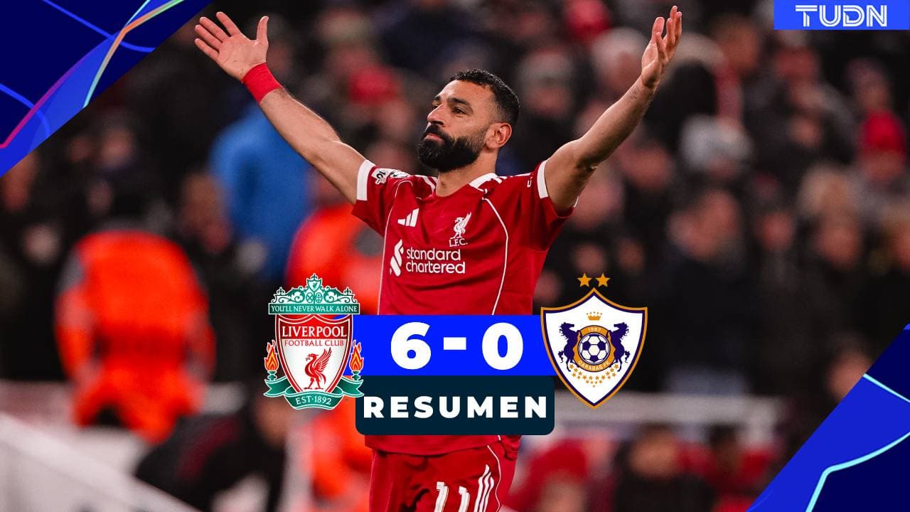 Liverpool golea a Qarabag y pasa directo en Champions League