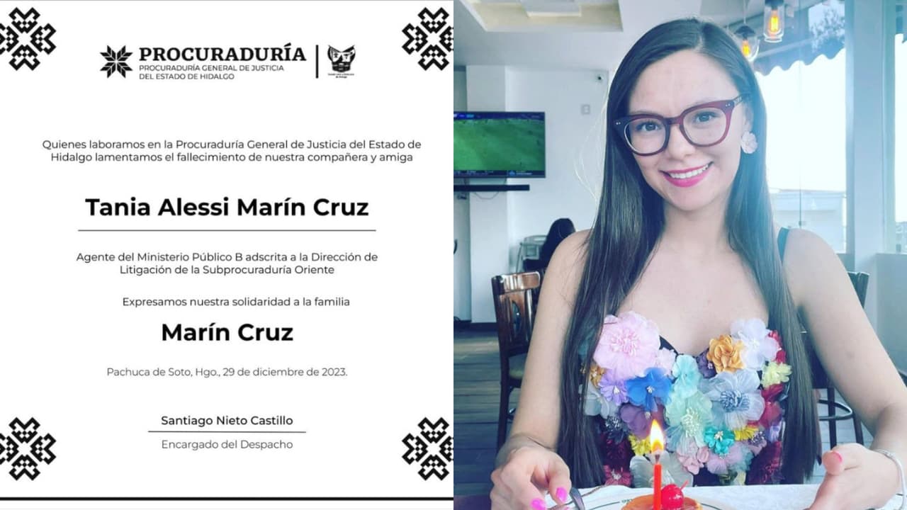 La Procuraduría General de Justicia del Estado de Hidalgo confirmó la muerte de Tania Alessi, quien era Miss Pachuca 2023.