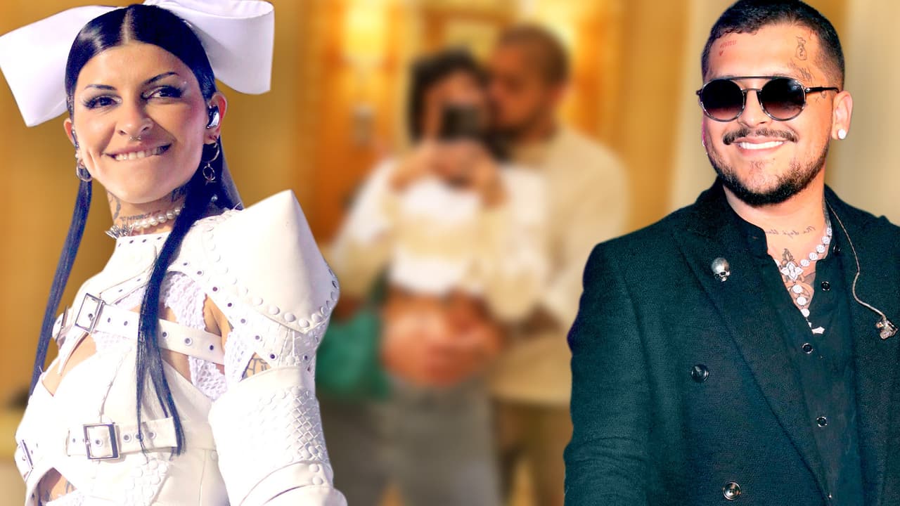 Nodal posa por primera vez con Cazzu mostrando su pancita de embarazo: así se ven juntos