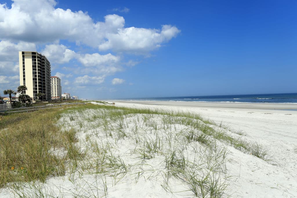 Jacksonville Beach en el condado Duval está en el séptimo lugar de la lista con 6.02 puntos.
<br>
<br>Ha registrado 3 muertes en la zona de surf y 3 ataques de tiburones.