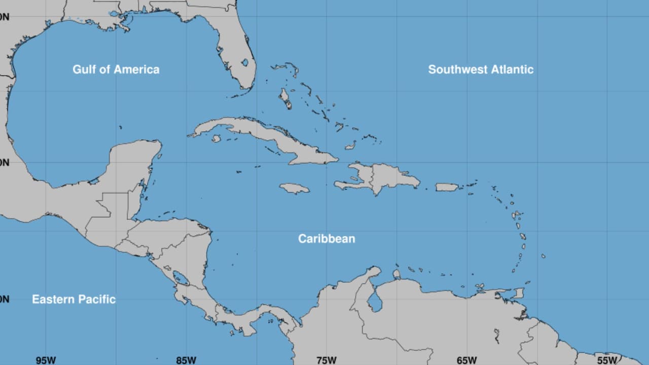 En su primer boletín del 2025, el CNH no prevé perturbaciones tropicales en los próximos 7 días.