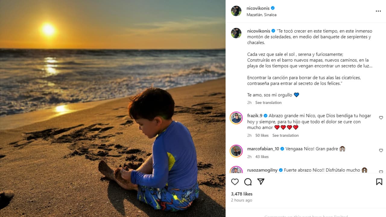 Luka, el hijo de Paola Salcedo.