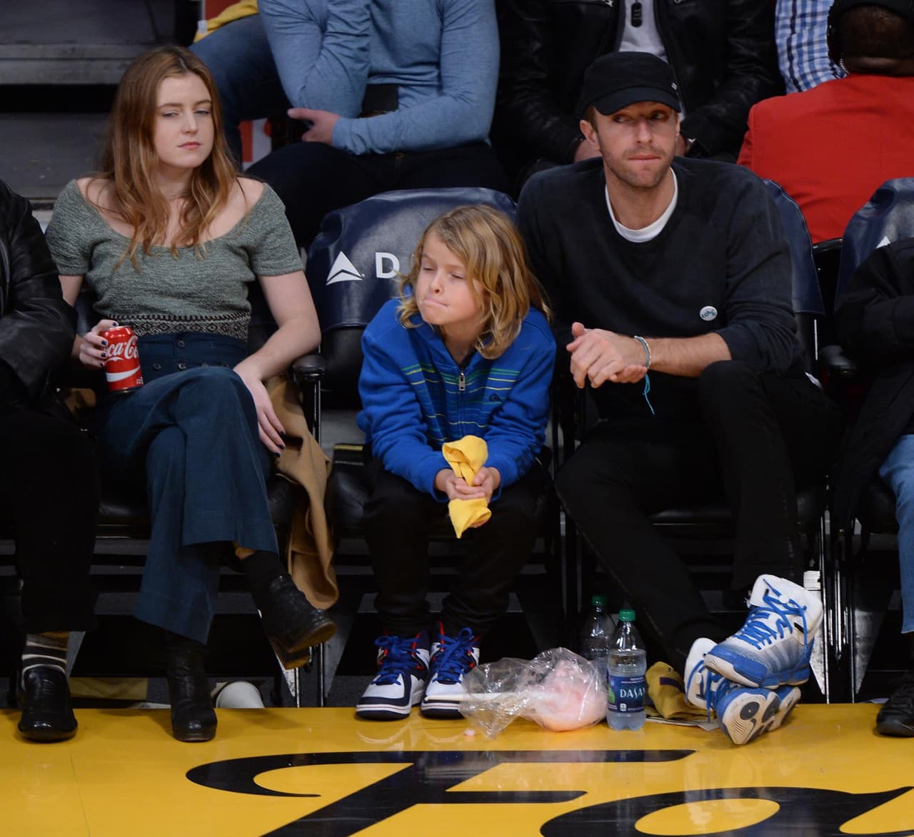 Chris, de 38 años, también tiene otra nena junto a su ex, Gwyneth.