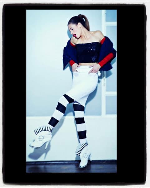 A la hora de modelar tiene un porte sin igual.