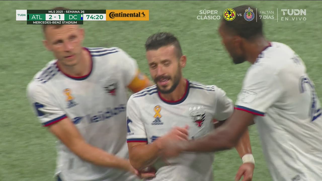 ¡Una joya! Felipe Martins con un zapatazo anota el 2-1 para DC United