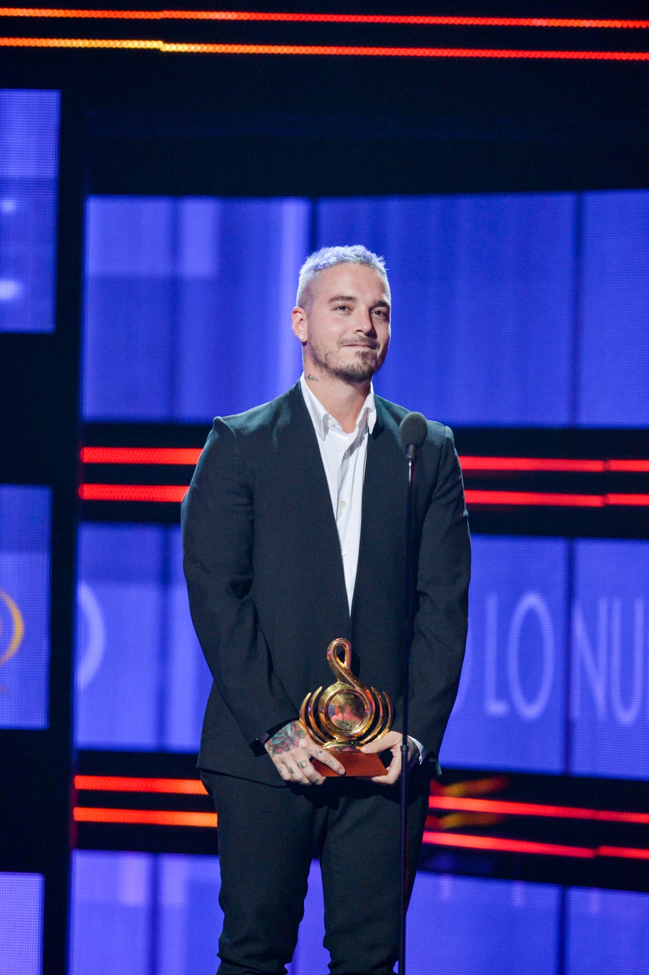 J Balvin fue uno de los máximos ganadores de la noche...