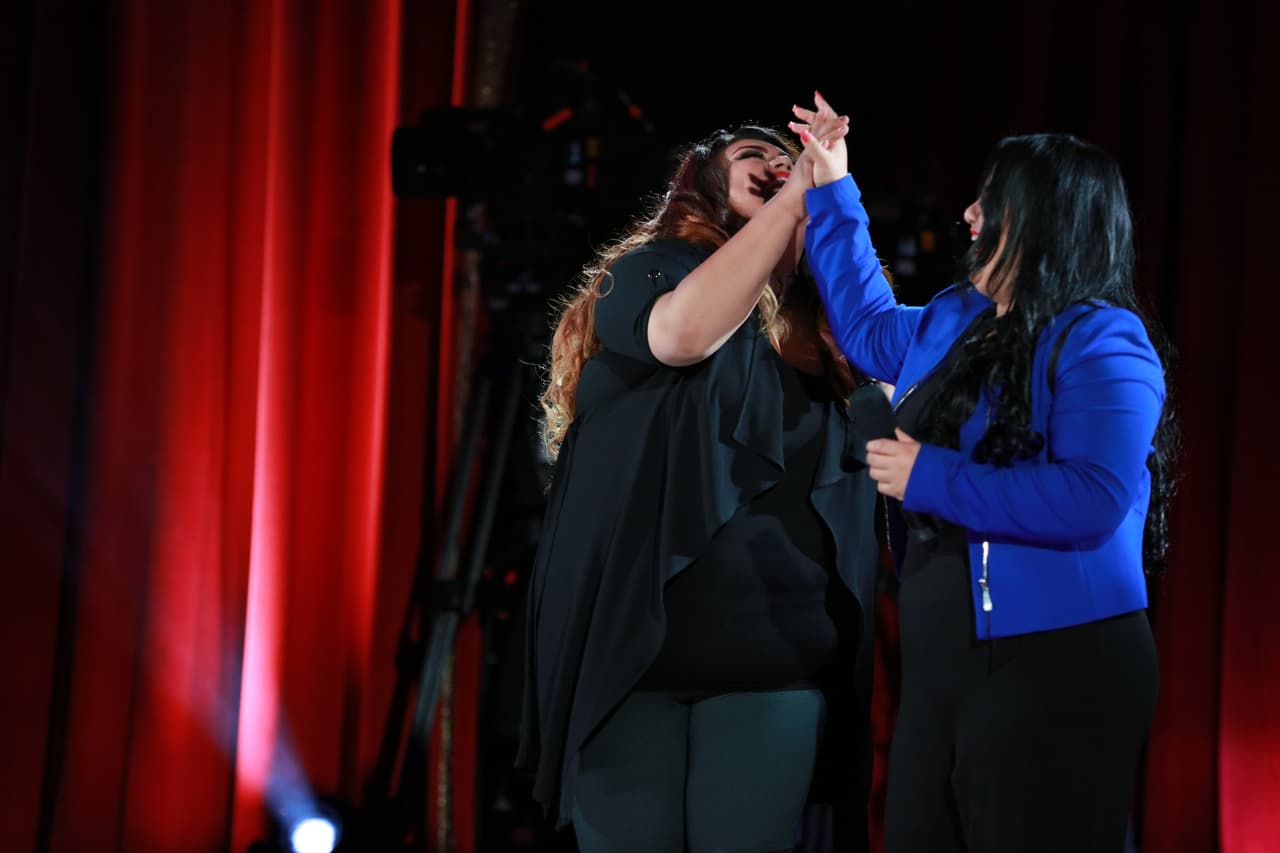 Ellas celebraron sus presentaciones con orgullo.