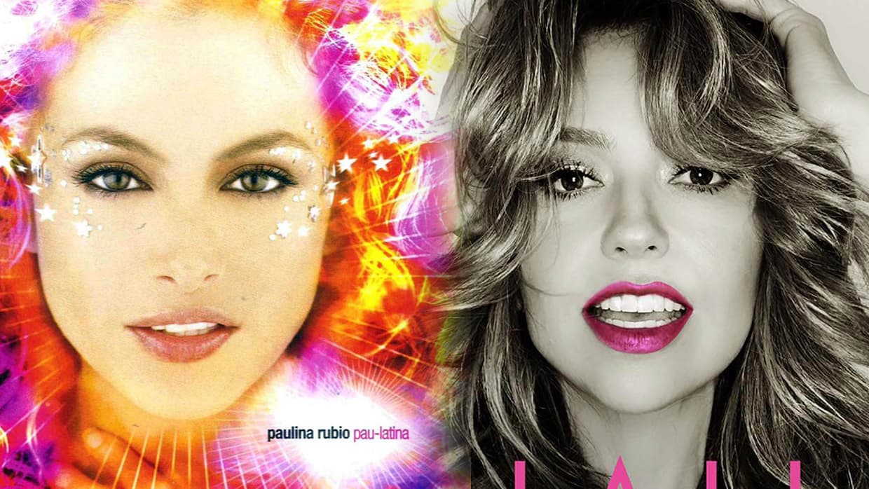 <span class="cms-h3-H3"><b>Portadas de discos iguales. </b></span>¿Copia o amor por lo latino? Tanto Paulina como Thalía tienen un disco donde hacen honor a la palabra Latina. Lo que llama la atención, además del título es que las portadas se parecen.