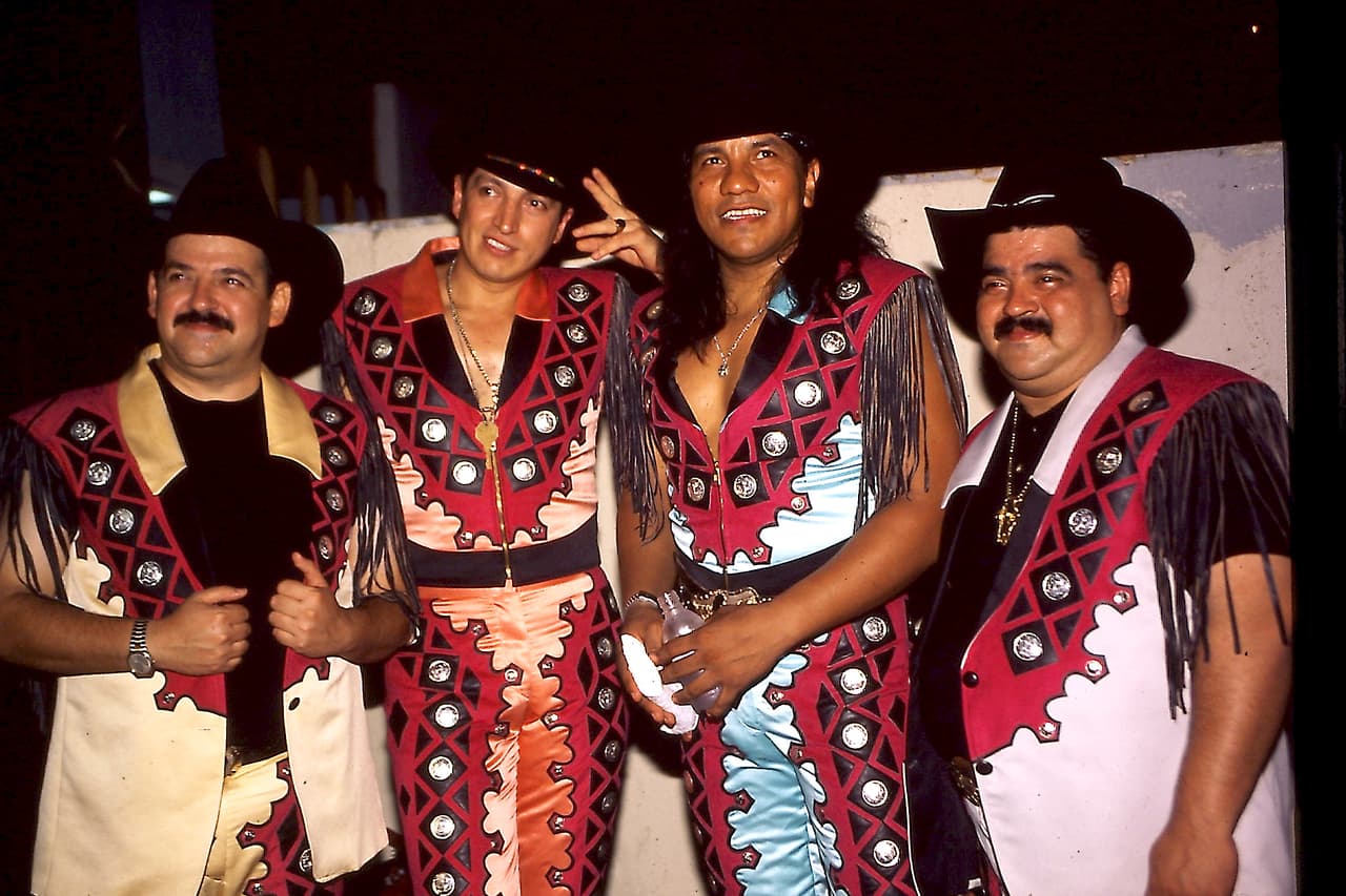 El original Grupo Bronco en 1992, mucho antes de que Lupe Esparza se peleara con Ramiro Delgado.