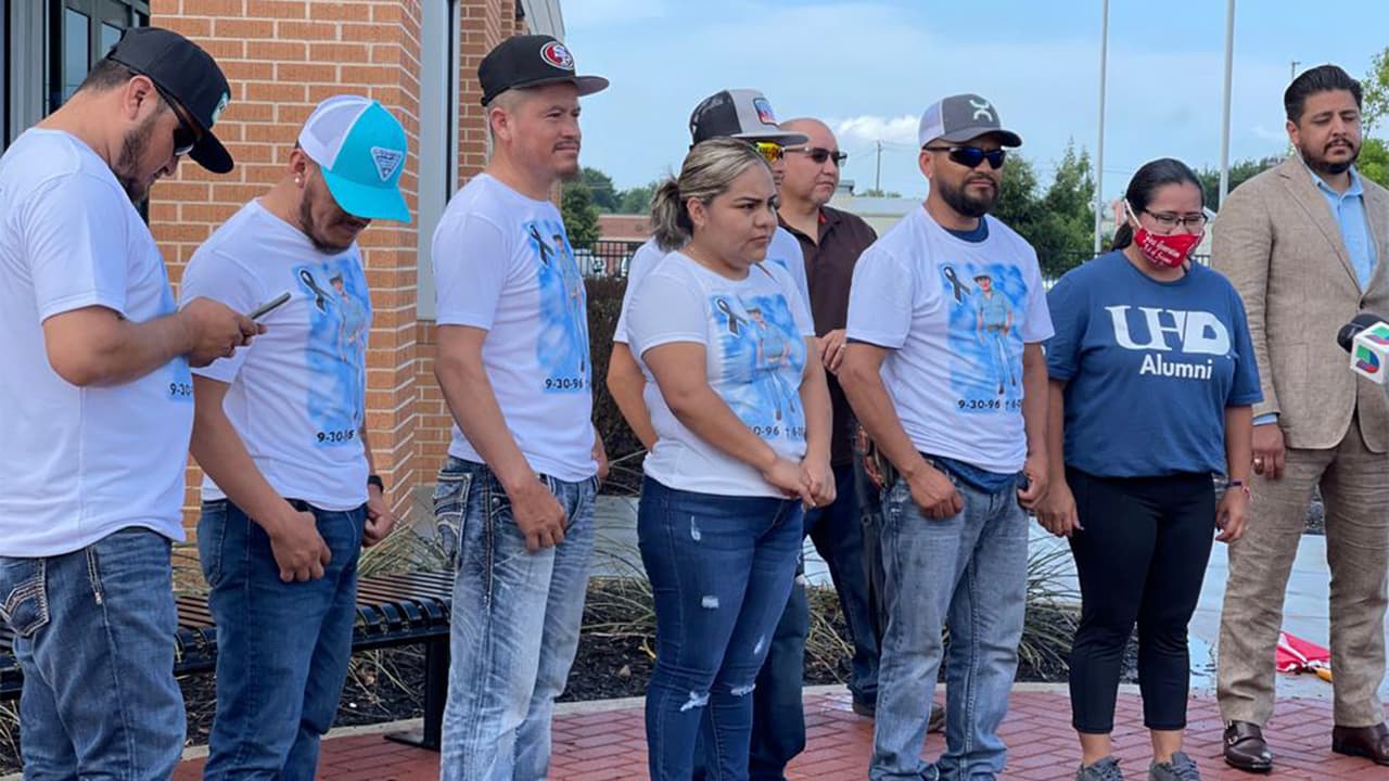 La familia estuvo acompañada de su abogado y de representantes de la organización FIEL.