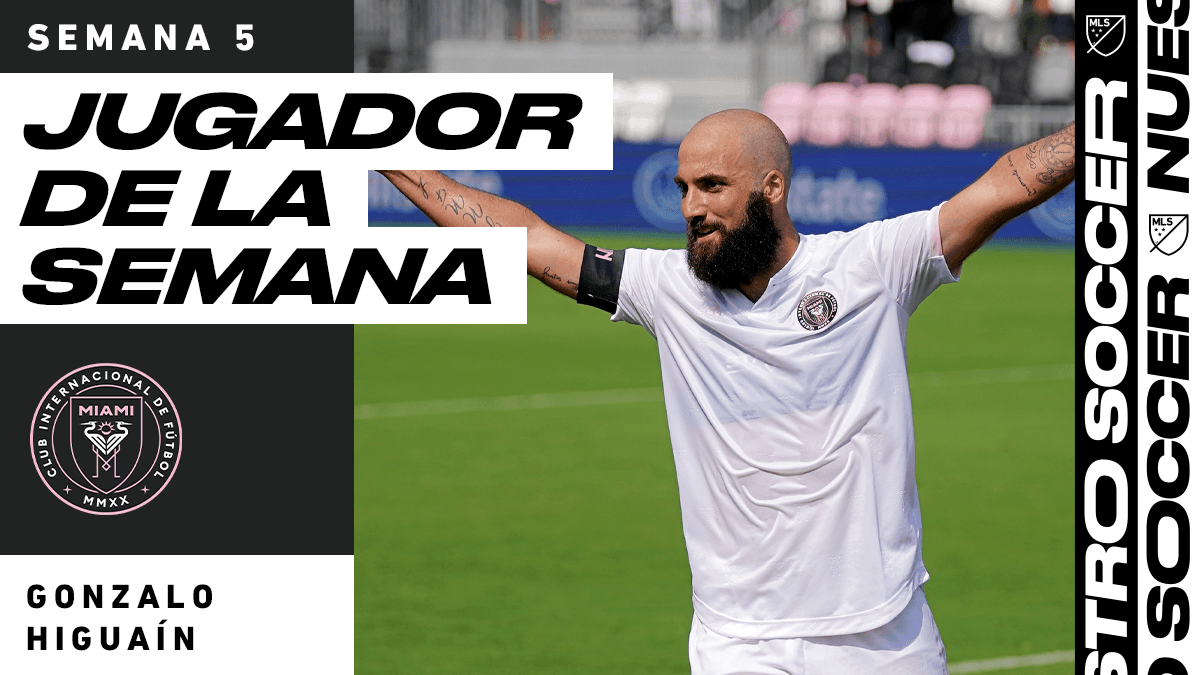 Tras marcar dos tantos, Gonzalo Higuaín es Jugador de la Semana