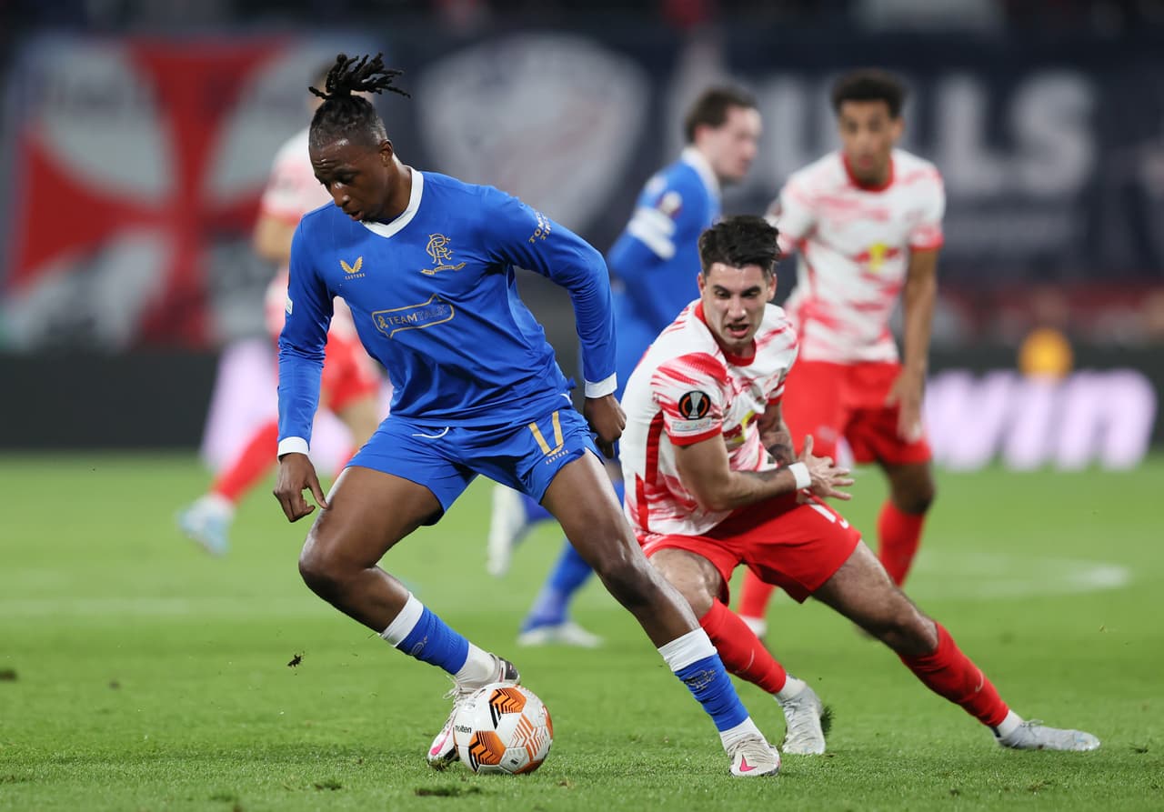 RB Leipzig se llevó una mínima ventaja ante Rangers en la Ida de la Semifinal de la UEFA Europa League.