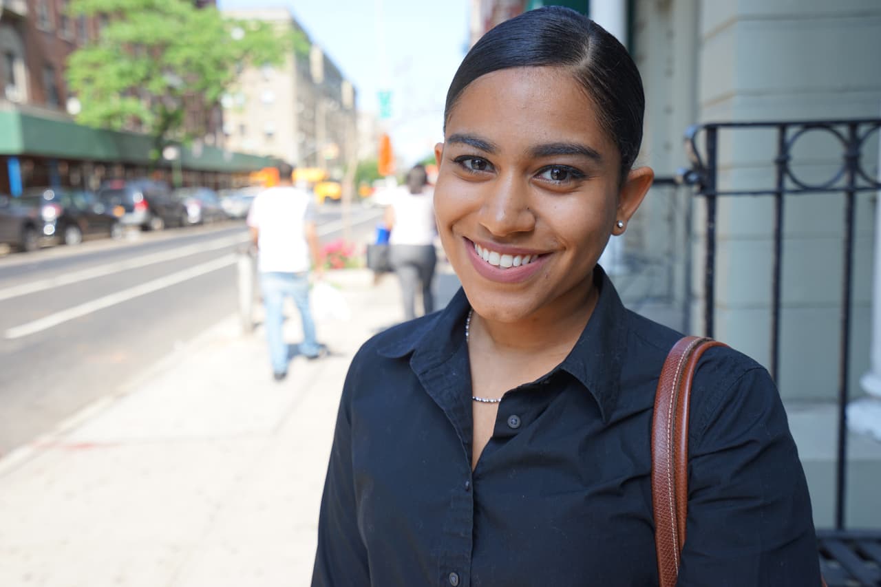 Amanda Pérez: "Nada, no siento que sea un problema en NYC".