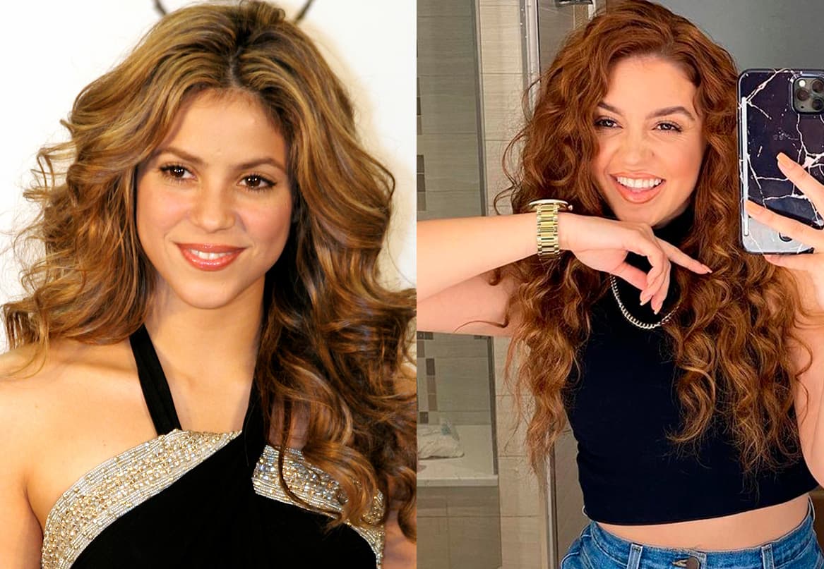 Algunos de los rasgos que los fans han encontrado entre Shakira y Giselle Soto es que ambas tienen el pelo largo, cobrizo y ondulado. Además su sonrisa es muy similar.
<br>