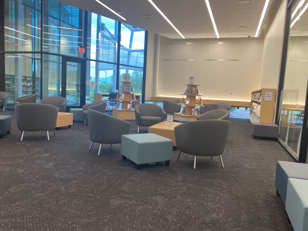 La biblioteca de Sahuarita tiene aprox. 17,700 pies cuadrados (en comparación, los pies cuadrados la biblioteca Joyner-Green Valley que tiene 13,685). El costo total del proyecto fueron $9 millones, financiado con el presupuesto general de la biblioteca.