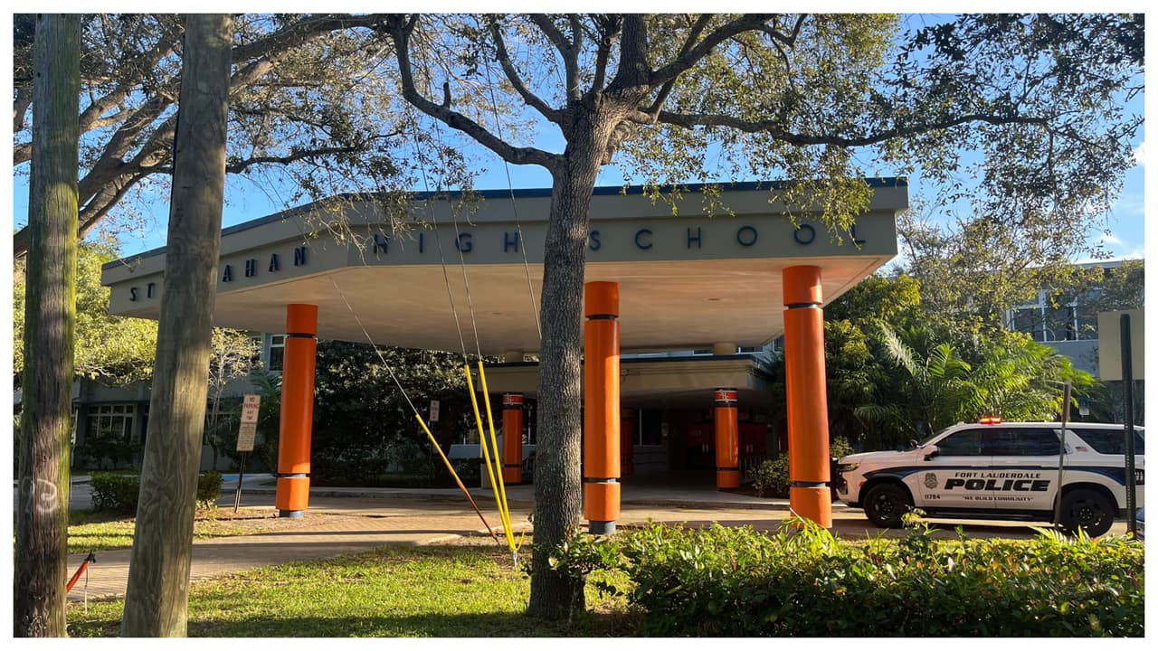 Hallan un arma de fuego cargada en una escuela de Broward: un estudiante fue detenido