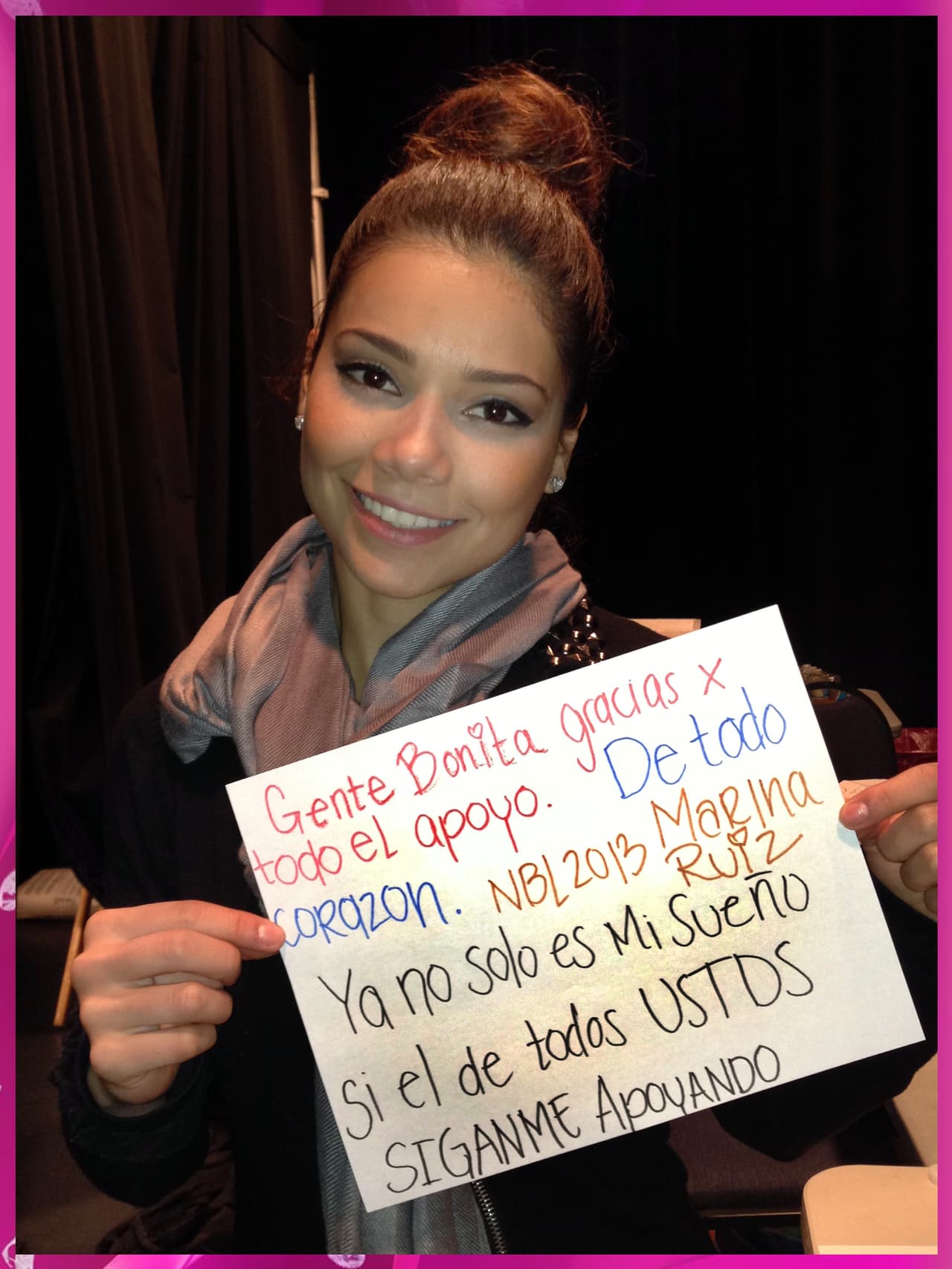 La mexicana de 24 años logró llegar a la gran final de la séptima temporada, de su participación recuerda ser la calladita del grupo. Regresa a NBL VIP porque se quedó con las ganas de haber dado el 100%. Ahora se deselvuelve mejor y se siente mucho más segura de sus talentos y capacidades. Quiere ser productora de TV, escritora y actriz. Es triatleta y bloguera.