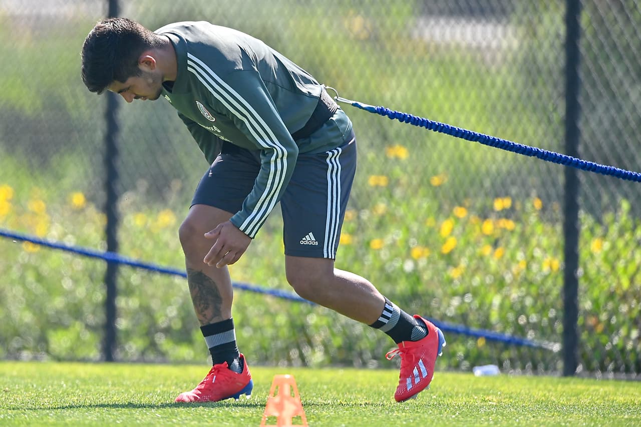 La Selección Mexicana entrena con intensidad, energía y buen ánimo bajo la batuta del argentino Gerardo Martino en su segundo día de pr´actica en el Centro Elite Athlete de Chula Vista, California.