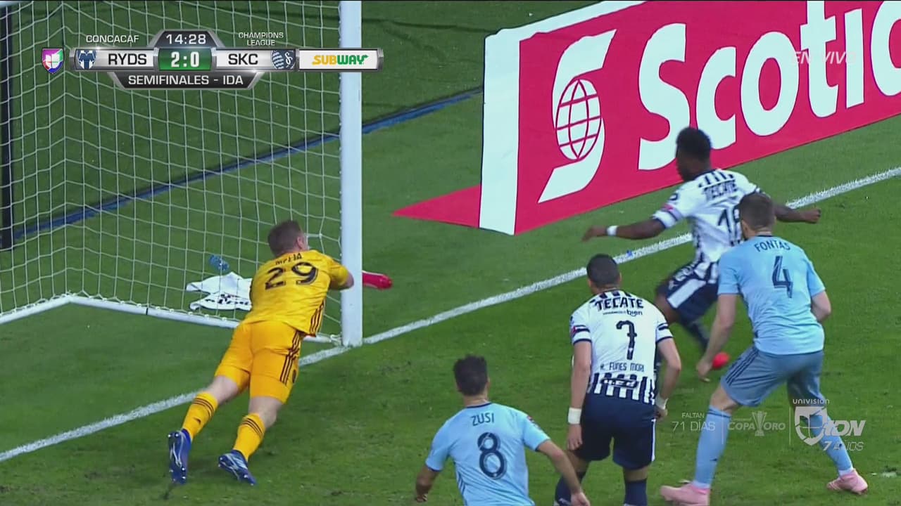 Avilés Hurtado anota el 2-0 y se le viene la noche al Kansas City