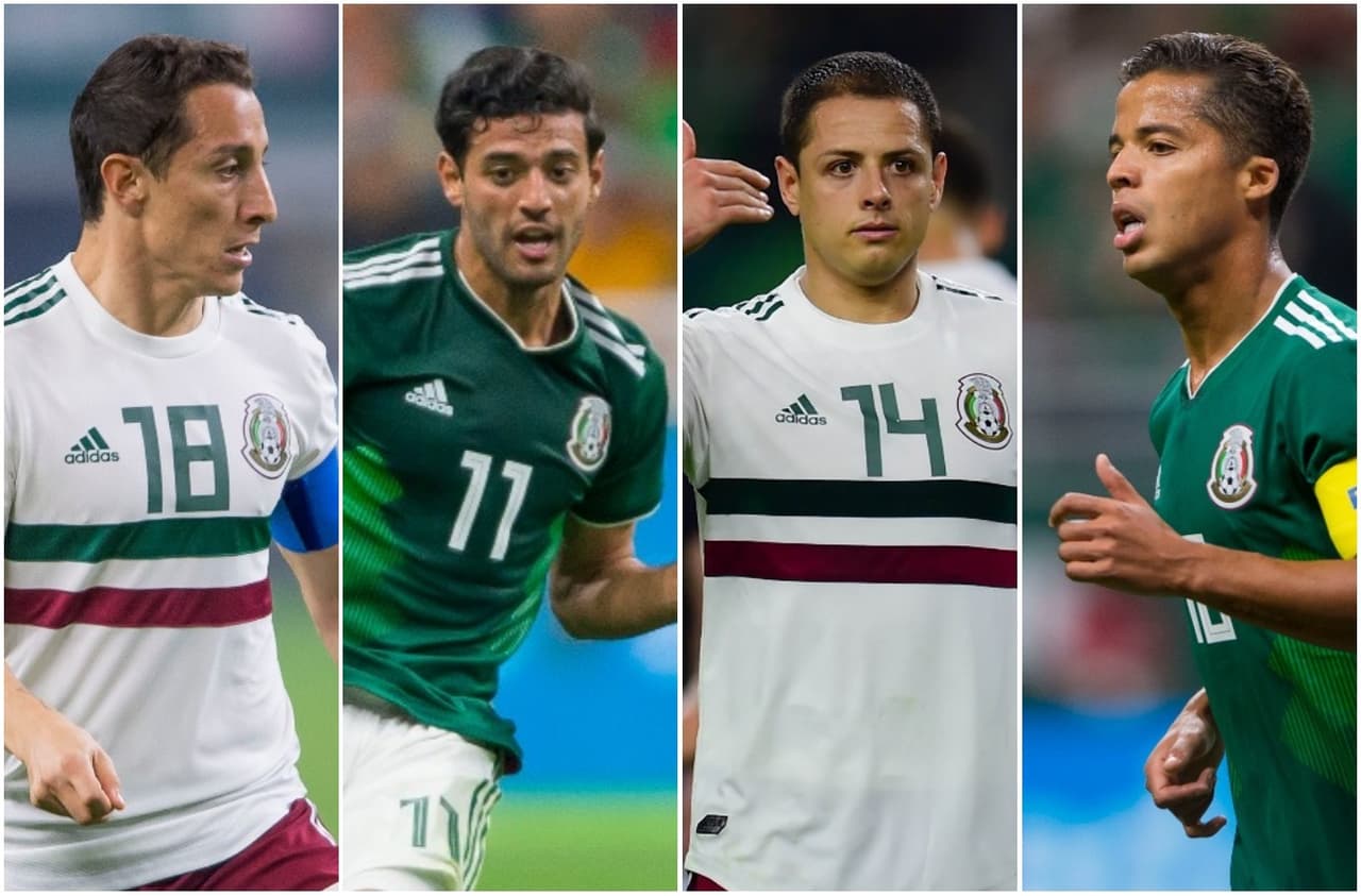 Aunque aún no se ha hecho oficial la posición de cada uno 
<a href="http://www.worldsoccer.com/features/world-soccer-500-2018-edition-368791/10">–ya que solo han publicado la lista alfabética–</a> ellos son los que representan a México.