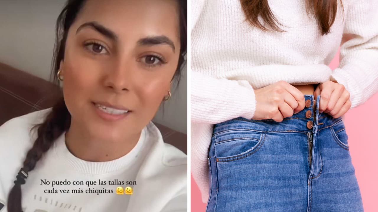 Tiktoker evidencia que tallas de ropa son cada vez más pequeñas: "No estamos engordando"