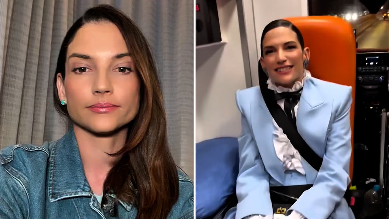 Natalia Jiménez aclara por qué llegó en ambulancia al cumpleaños de Carlos Rivera: no fue para llegar rápido