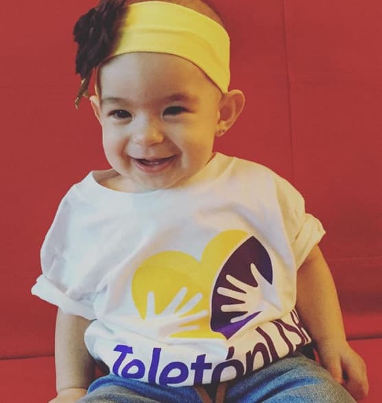 Apoyando al Teletón USA.